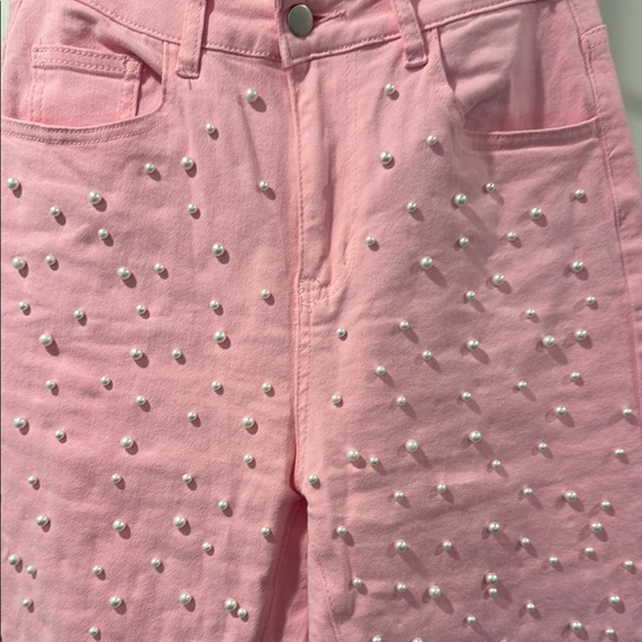 Women's Pink Jeans - Picture 6 of 7